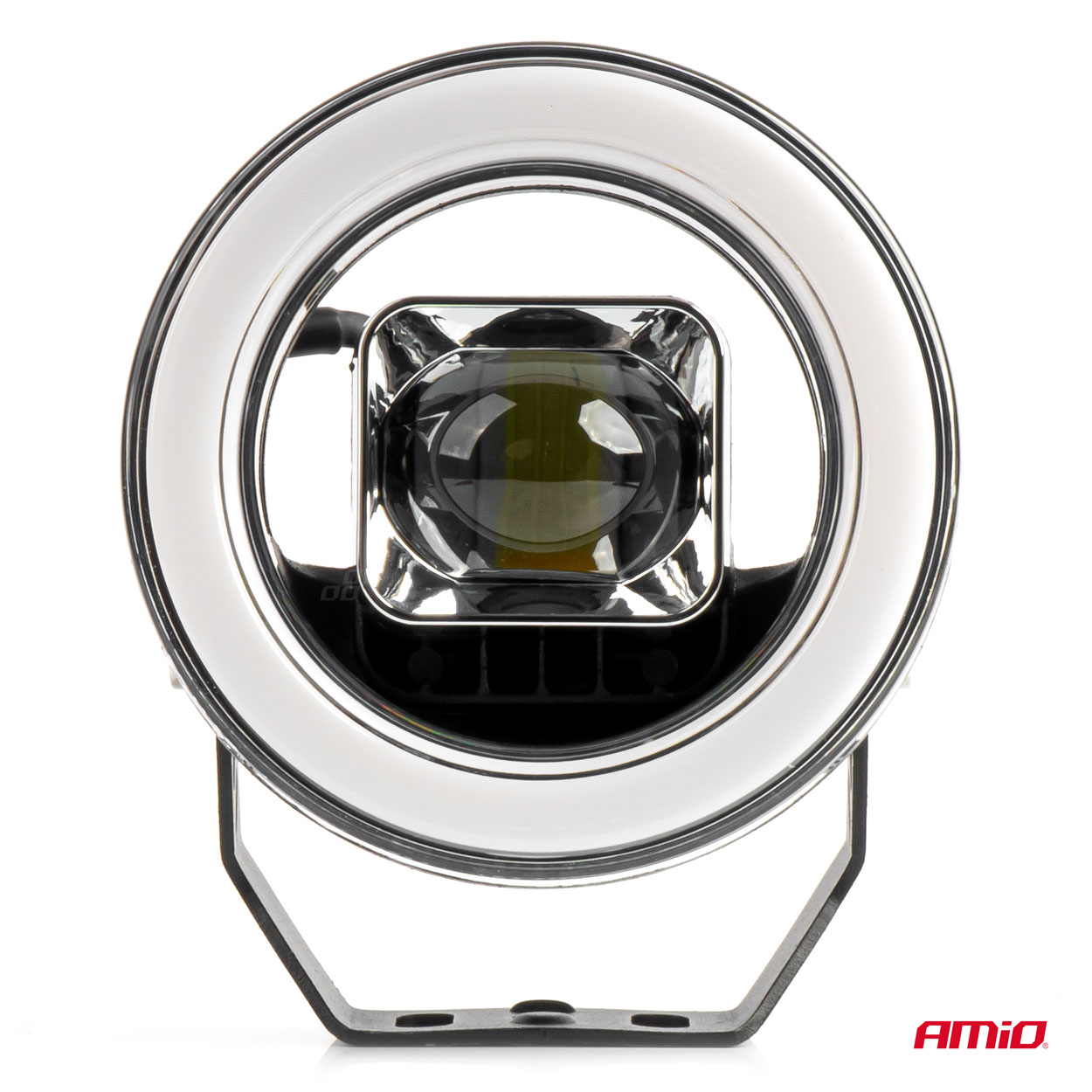 Proiector LED cu Angel Eye model AWL58, pozitie, semnalizare, faza lunga/scurta, pentru Off-Road, ATV, SSV, putere 45W, 8000lm, tensiune 9-36V, dimensiuni 114,5 x 114,5 x 52 mm - imagine 6