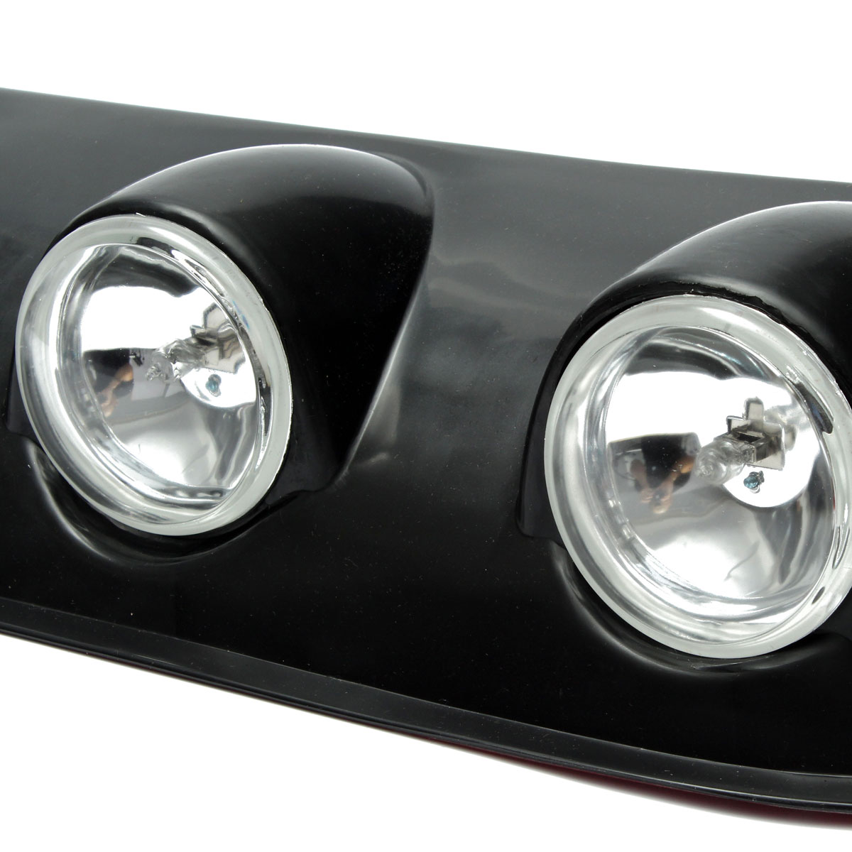 Ansamblu format din 4 proiectoare cu becuri H3 cu halogen, montaj pe plafon sau capota, alimentare 12V, lungime 100cm, destinat vehiculelor Off-Road - imagine 4